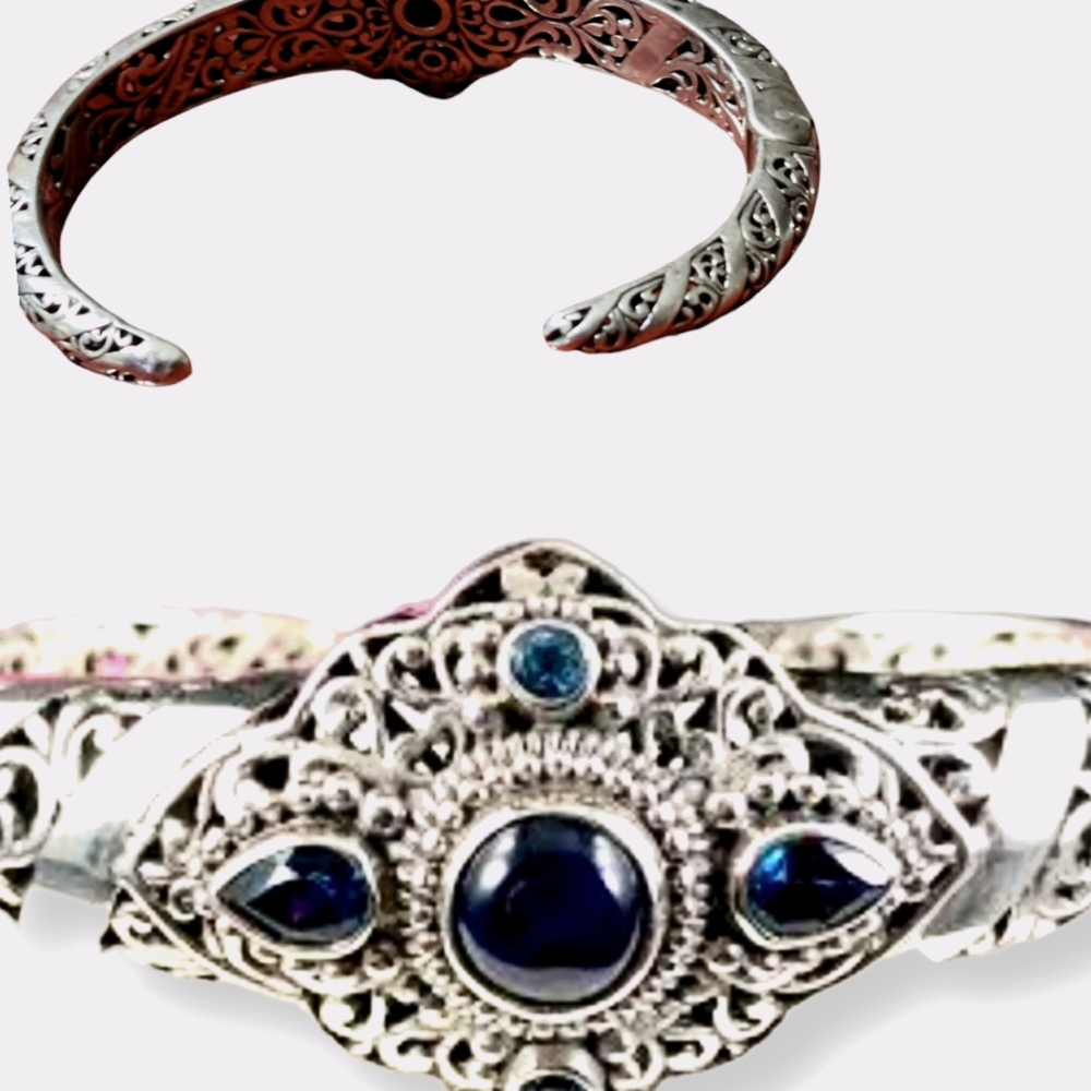 Collectable artisan bali gem  braclet